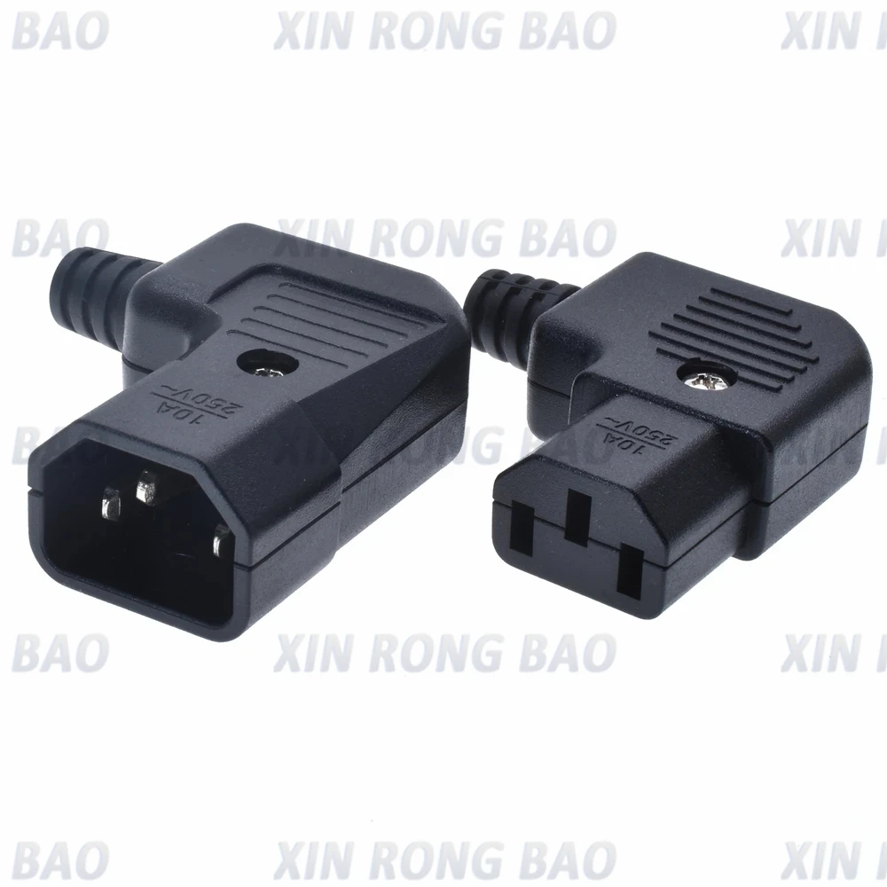 Черный локоть iec320 c13 c14 шнур