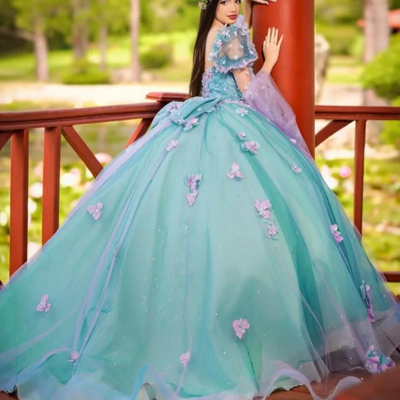 Светлое платье quinceanera - Фотография_2