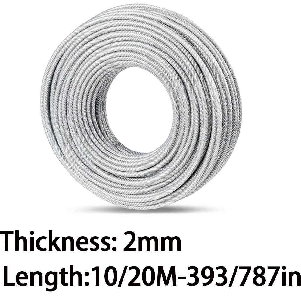 Комплект троса из нержавеющей стали 10/20 м - Фотография_2