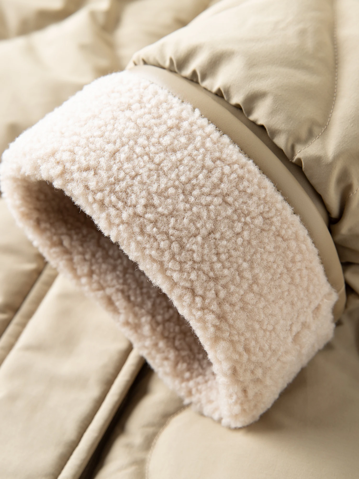 Dushu новый женский винтажный пуховик с цветными блоками 2025 - Фотография_6