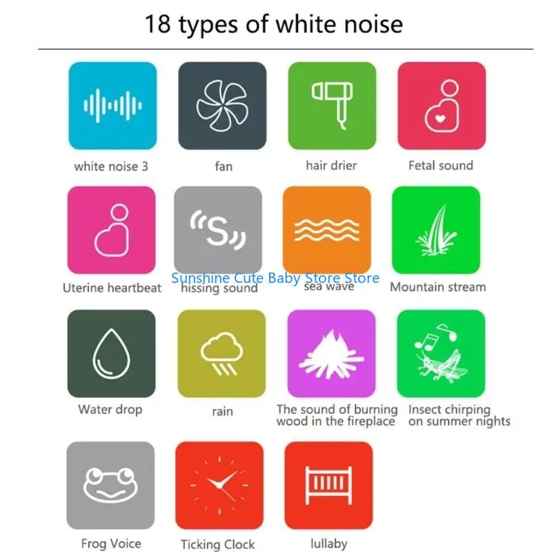 C5af детская звуковая машина с белым шумом для детей и взрослых - Фотография_4