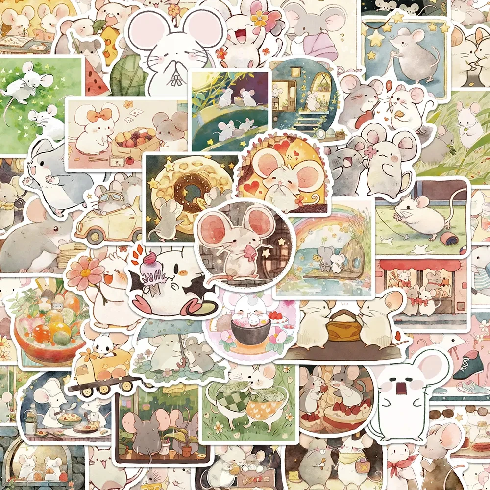 Кавайные наклейки с героями мультфильмов - Фотография_3