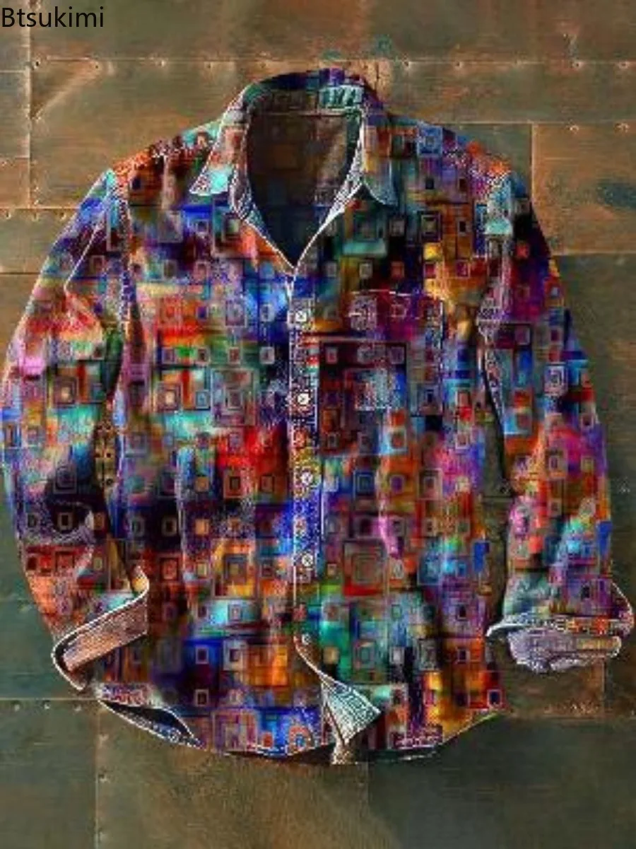 Мужские рубашки с длинным рукавом на весну и осень - Фотография_4