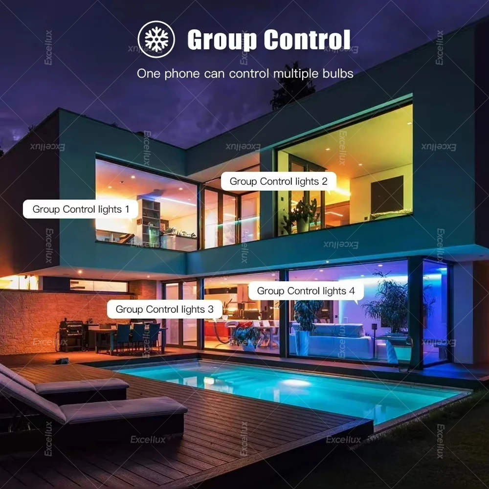 Лампа tuya e27 e14 gu10 wi-fi/zigbee/bluetooth - Фотография_6