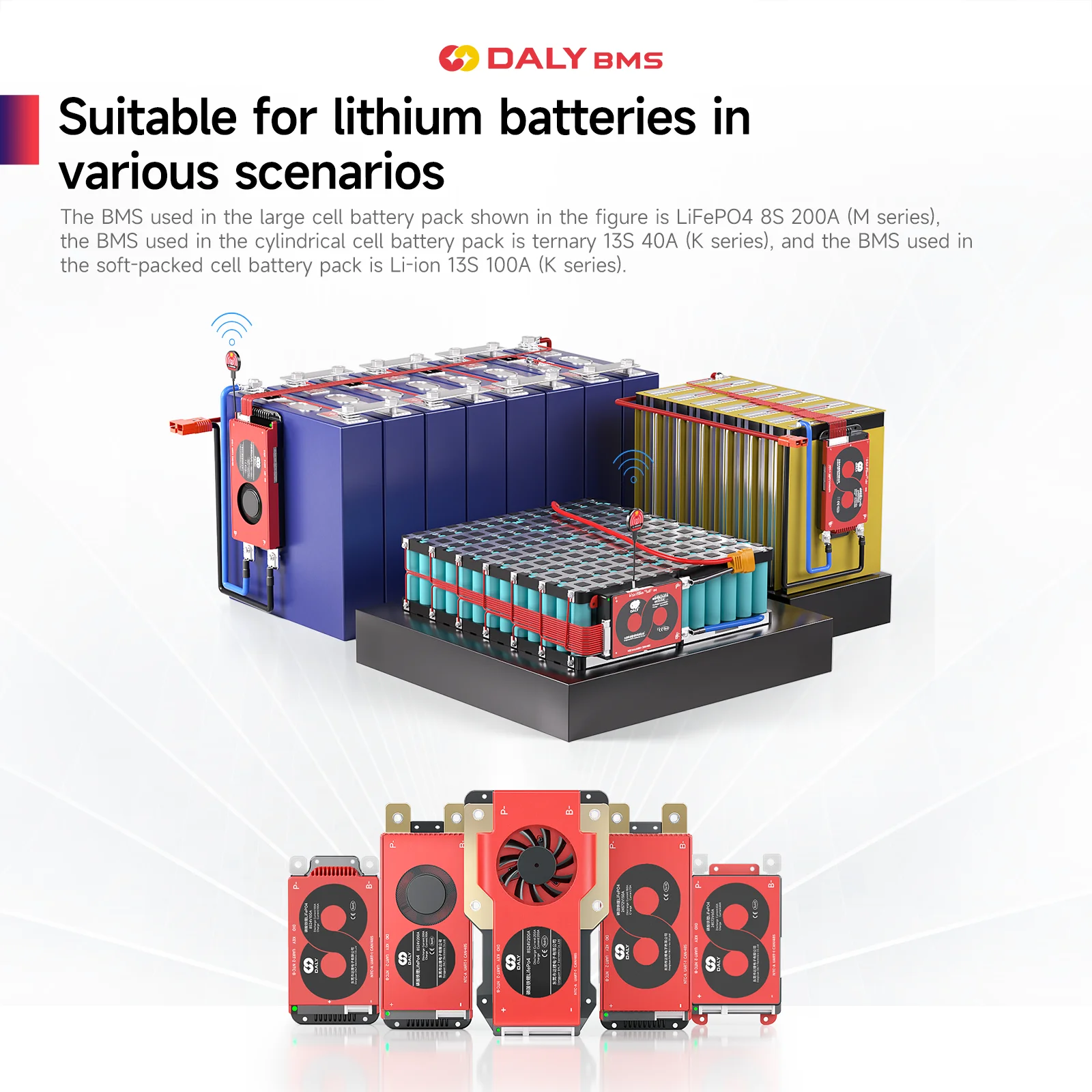 Daly smart bms lifepo4 4s 12v 8s - Фотография_3