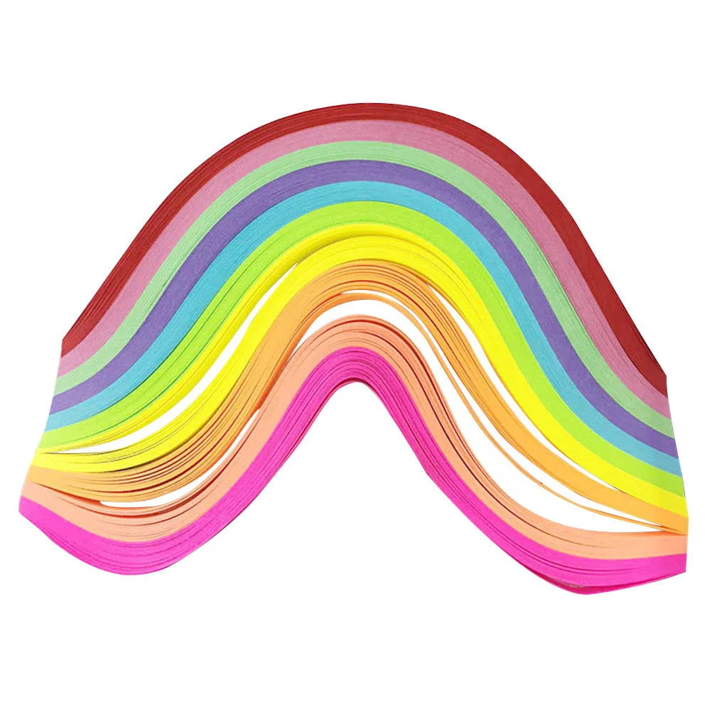 Бумажные двухсторонние полоски оригами со звездами для diy - Фотография_4