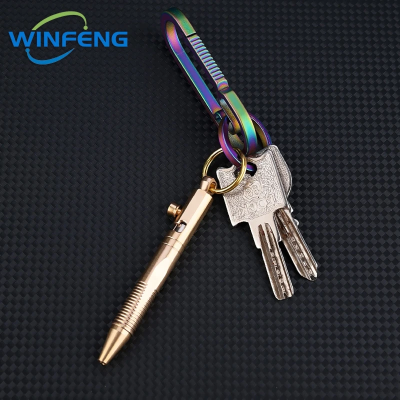 Мини-латунная тактическая ручка - Фотография_2