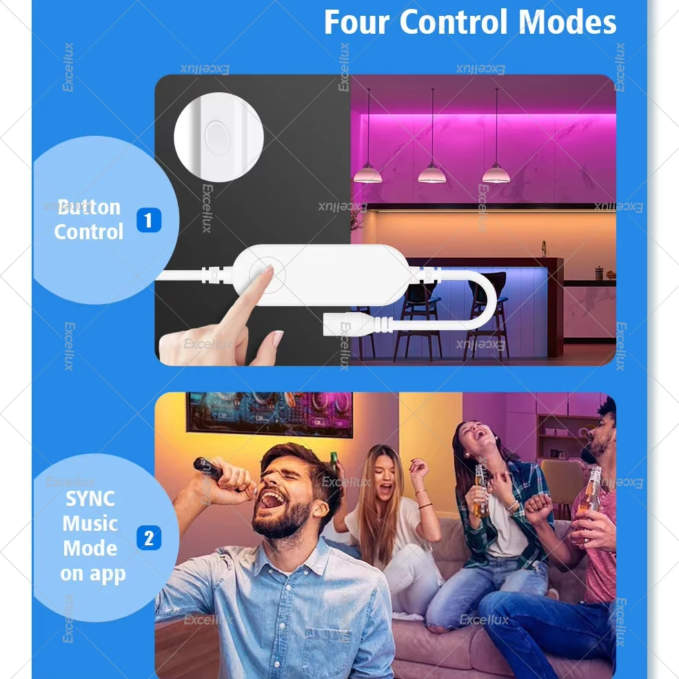 Dc 5v 12v smart zigbee rgb rgbw - Фотография_3