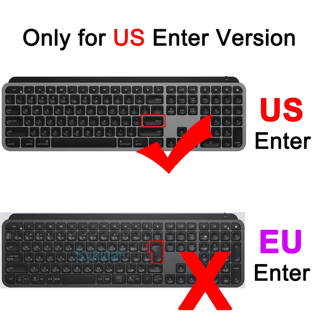 Чехол для клавиатуры logitech mx keys s mechanical plus для mac для logi - Фотография_2
