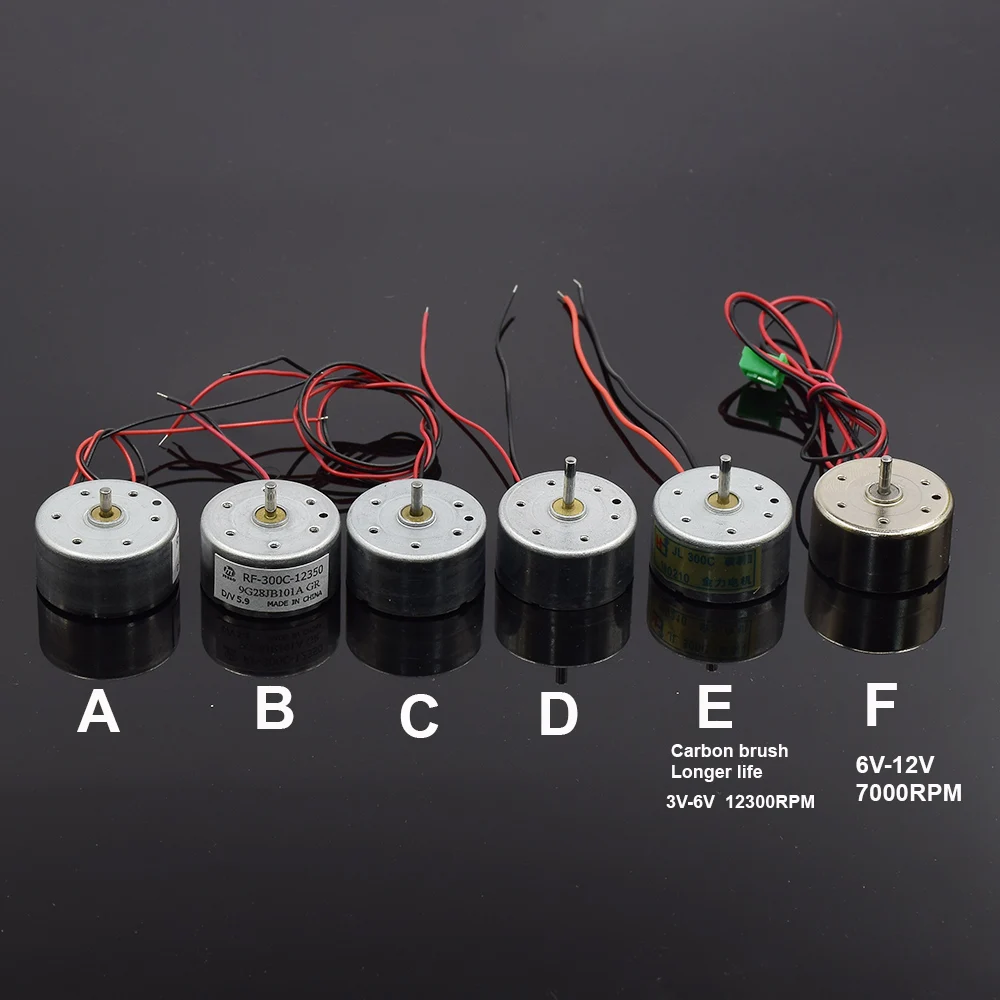 Micro 24 мм круглый rf-300 круглый двигатель постоянного тока 3 в-12 в 3 - Фотография_2