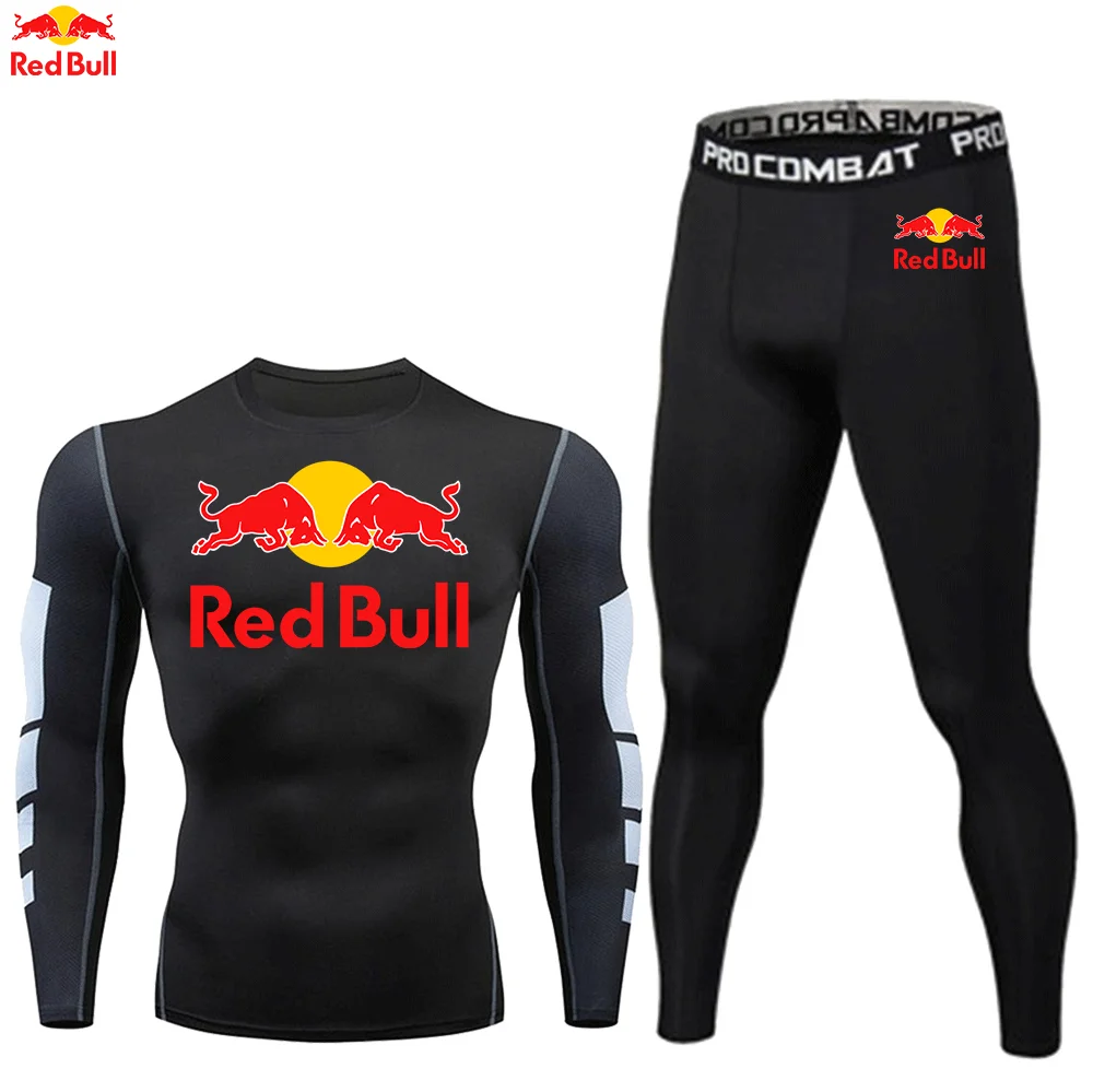 Мужские компрессионные рубашки red bull - Фотография_4