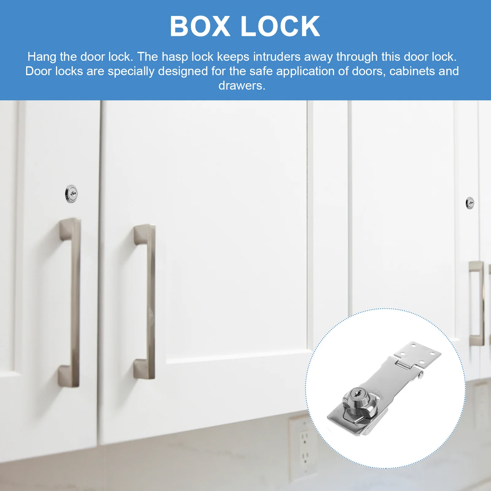 1 комплект дверных защитных застежек - Фотография_3