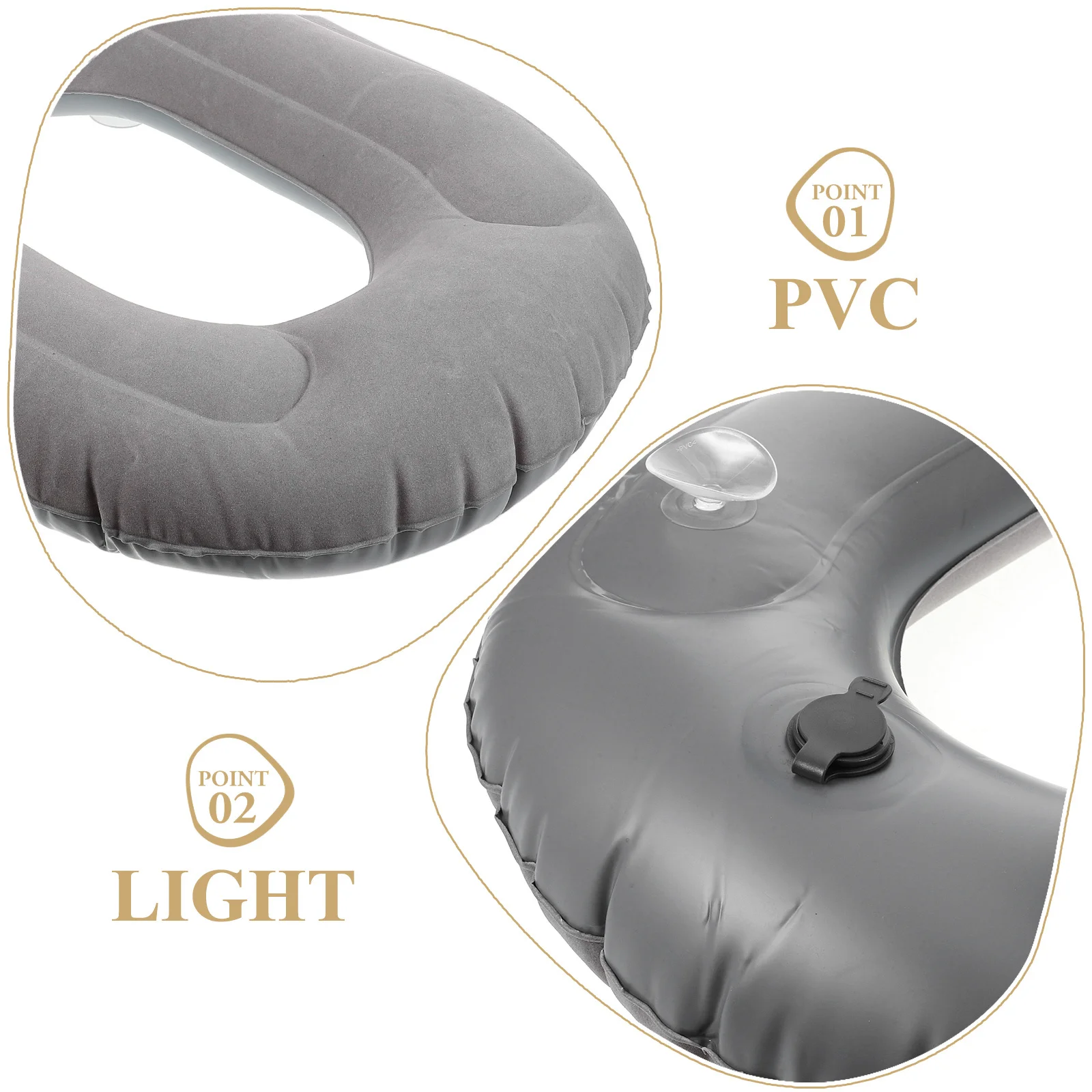 Удобная надувная подушка для сиденья унитаза - Фотография_6