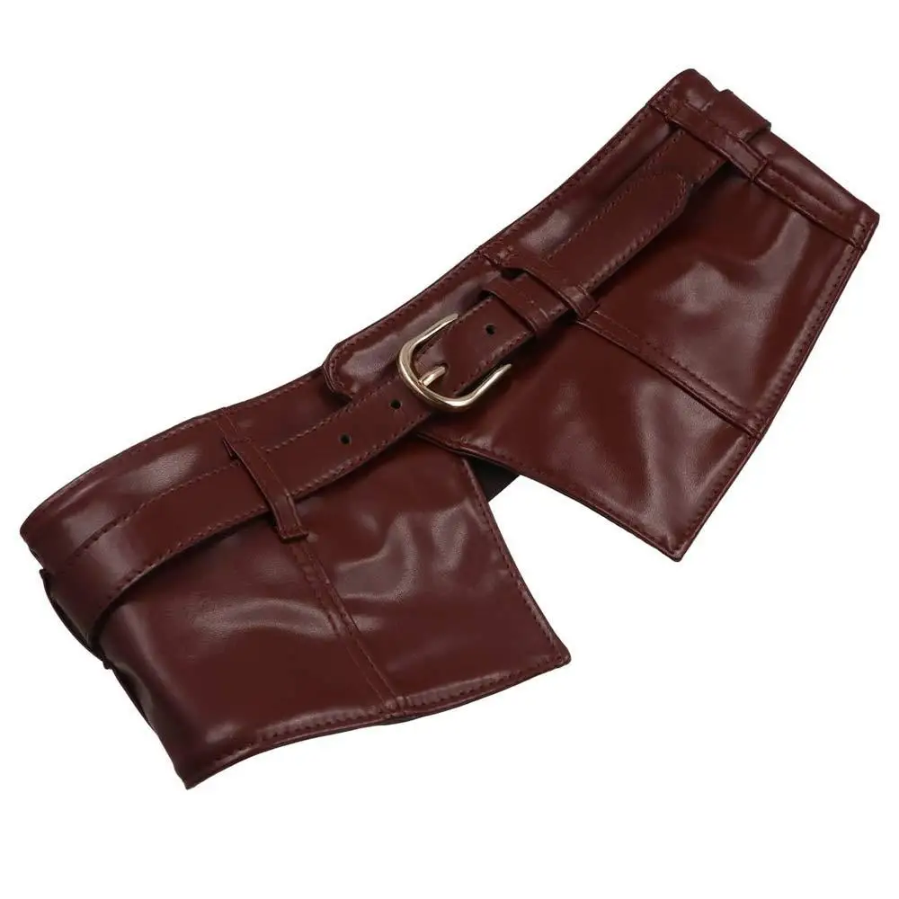 Готический регулируемый эластичный пояс из искусственной кожи - Фотография_6