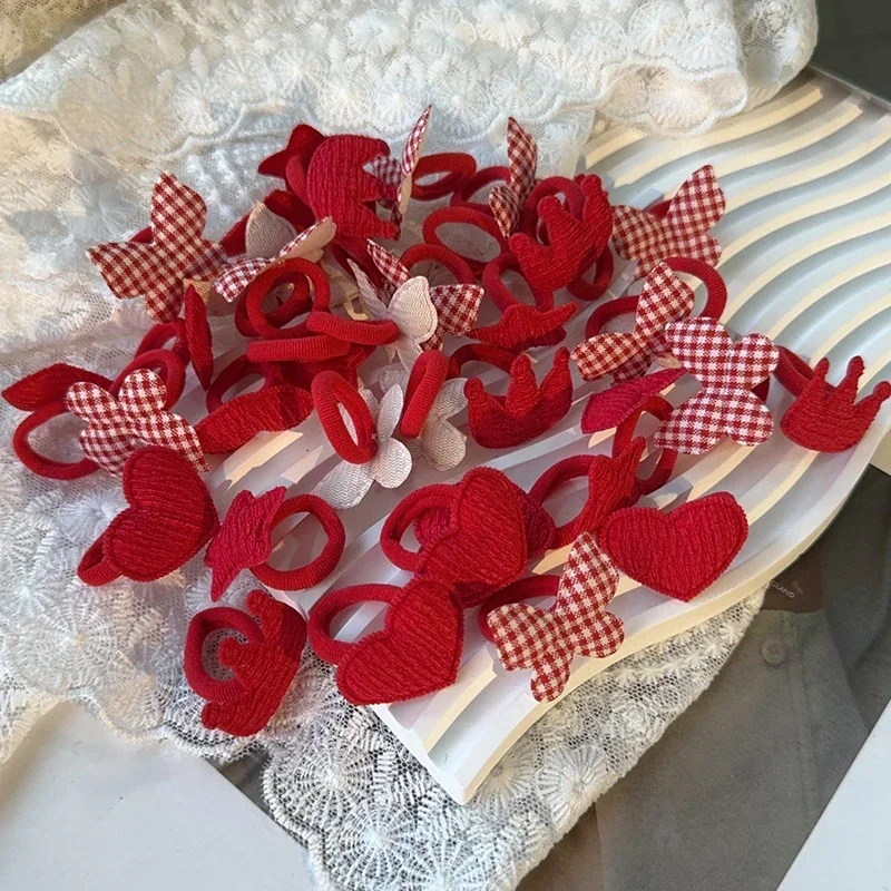 Детская веревка для волос с бабочкой для девочек - Фотография_3