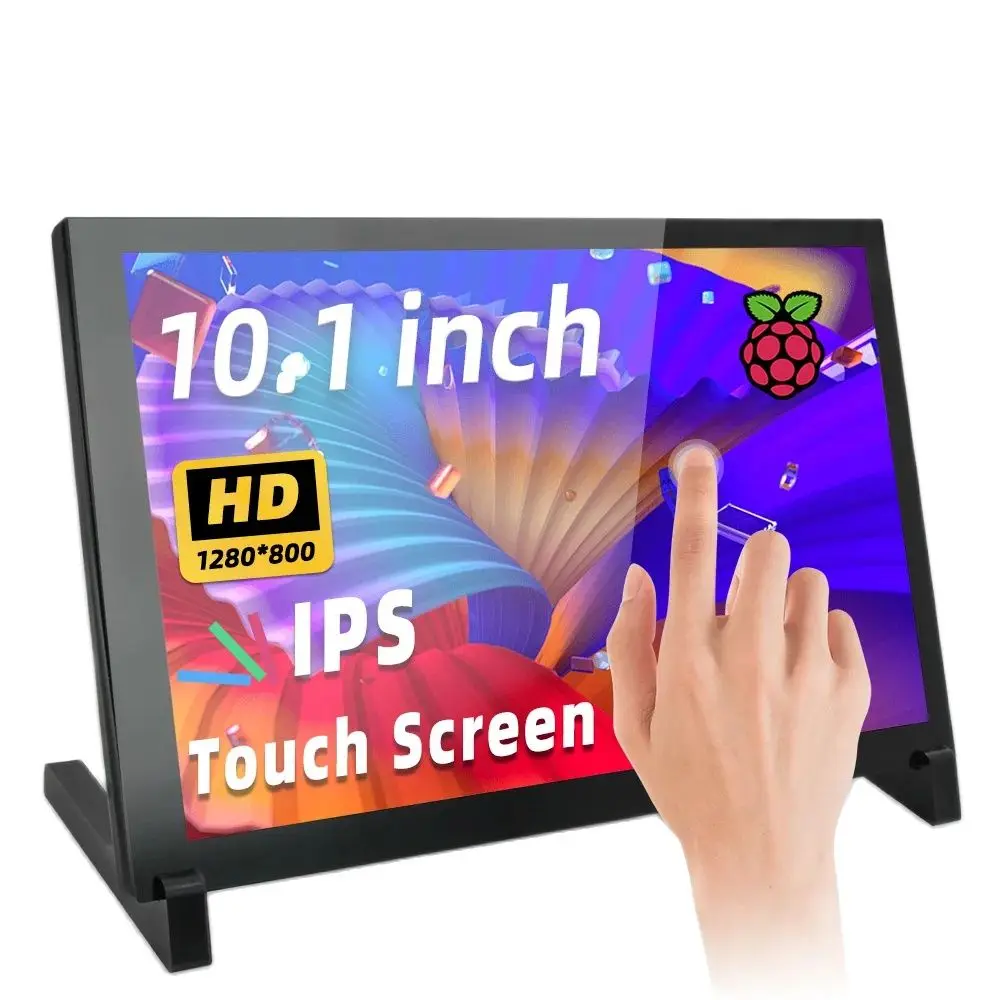 10,1-дюймовый сенсорный экран ips raspberry pi 1280x800 для raspberry pi 5