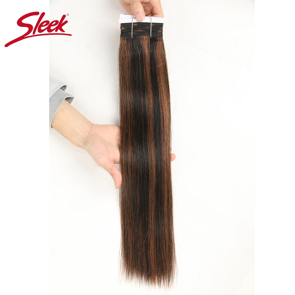 Гладкие шелковистые прямые двойные волосы - Фотография_5