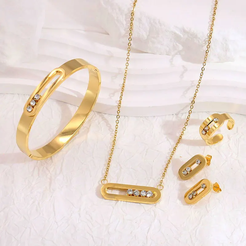 Женский дизайнерский комплект ювелирных