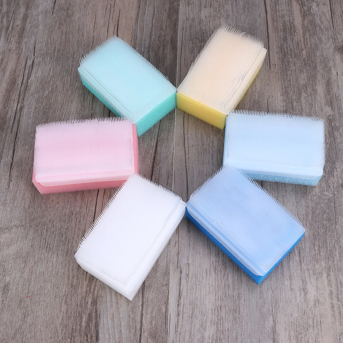 Сенсорная интеграционная губчатая щетка для детской ванны с мягкой щетиной - Фотография_2