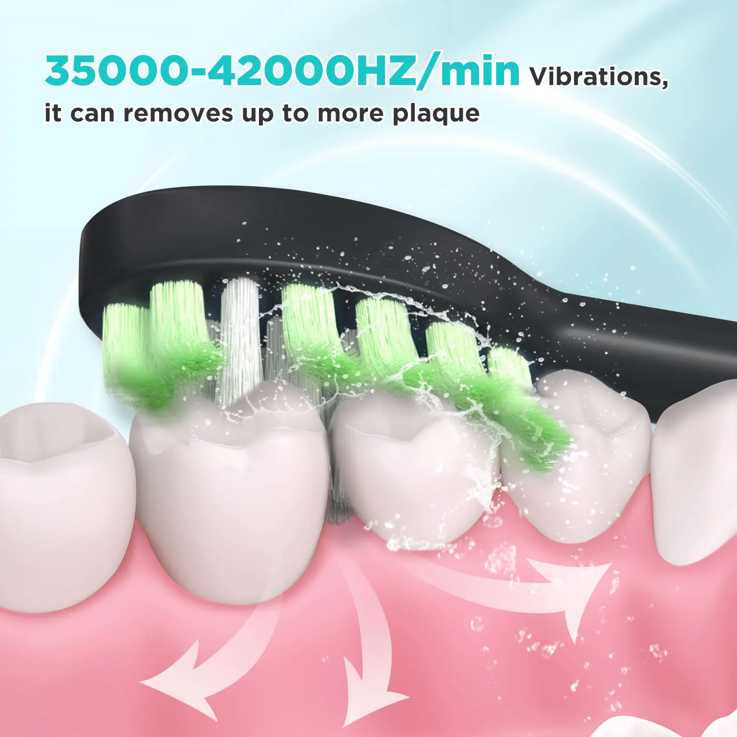 Электрическая звуковая зубная щетка fairywill fw-y05 - Фотография_6