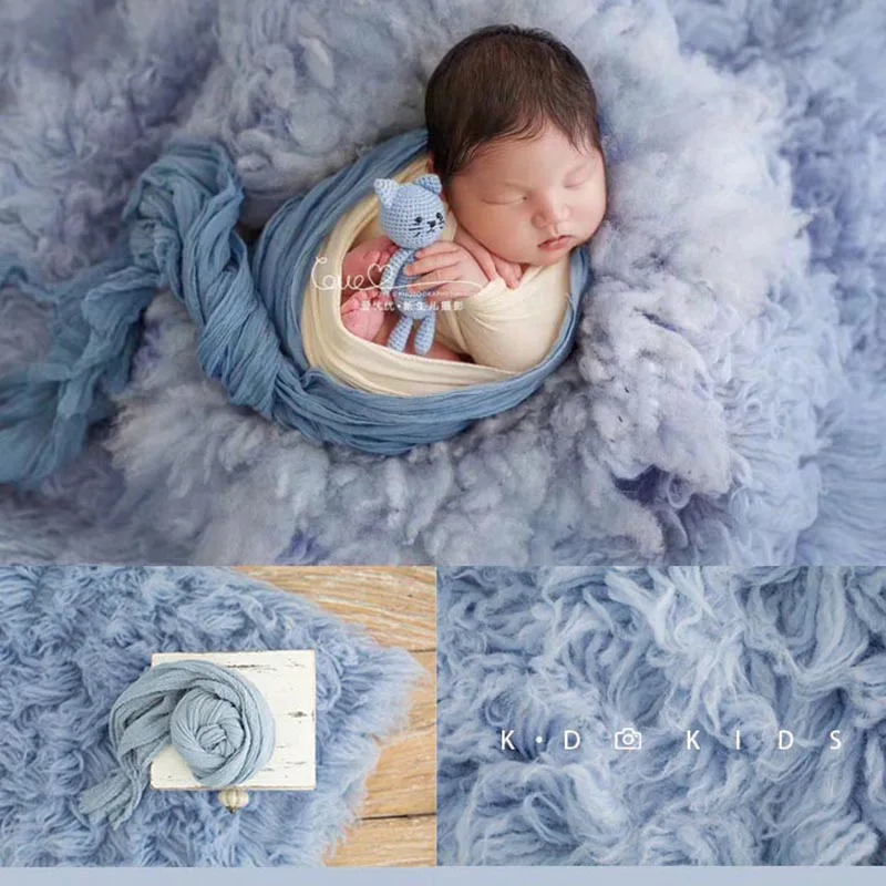Одеяло для фотосъемки новорожденных 90 см x 150 см - Фотография_3