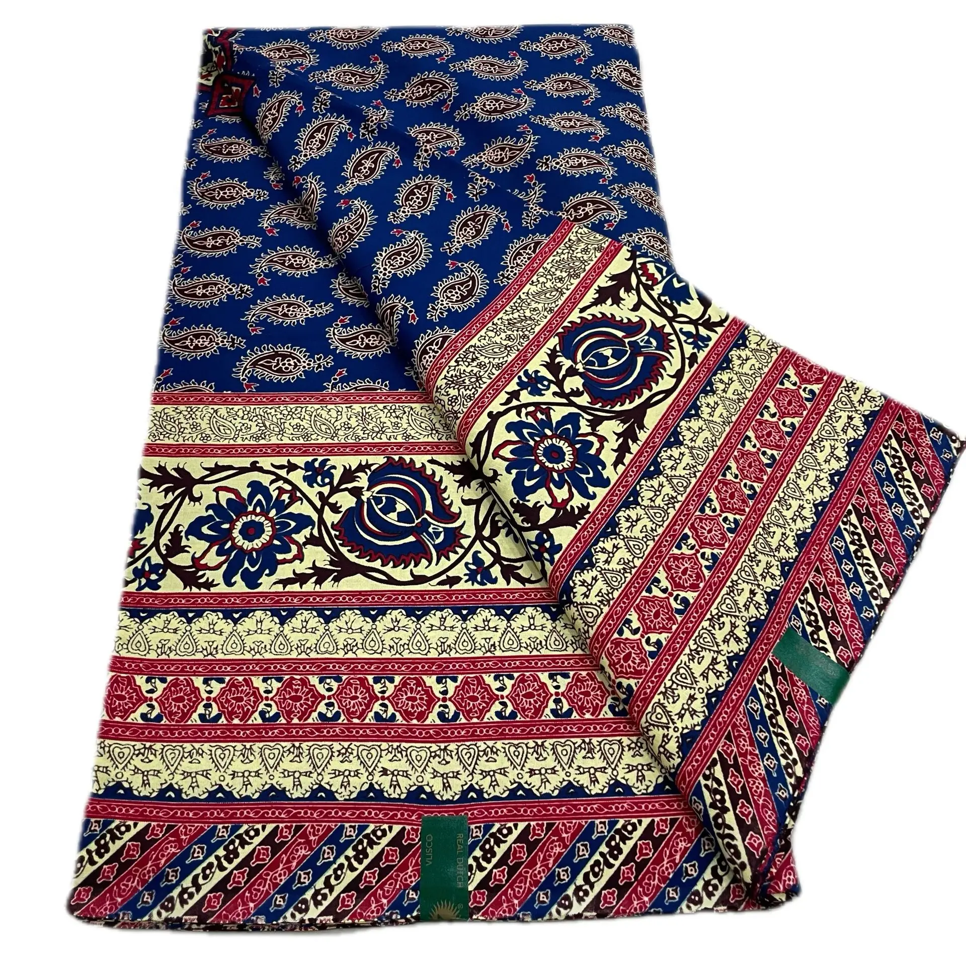 Горячая настоящая 100% хлопковая африканская восковая ткань - Фотография_6