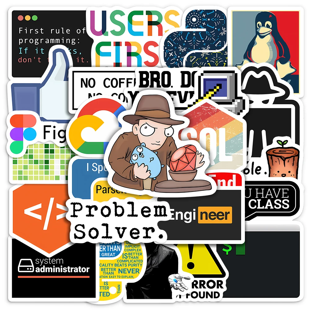 Наклейки geek developers - Фотография_2