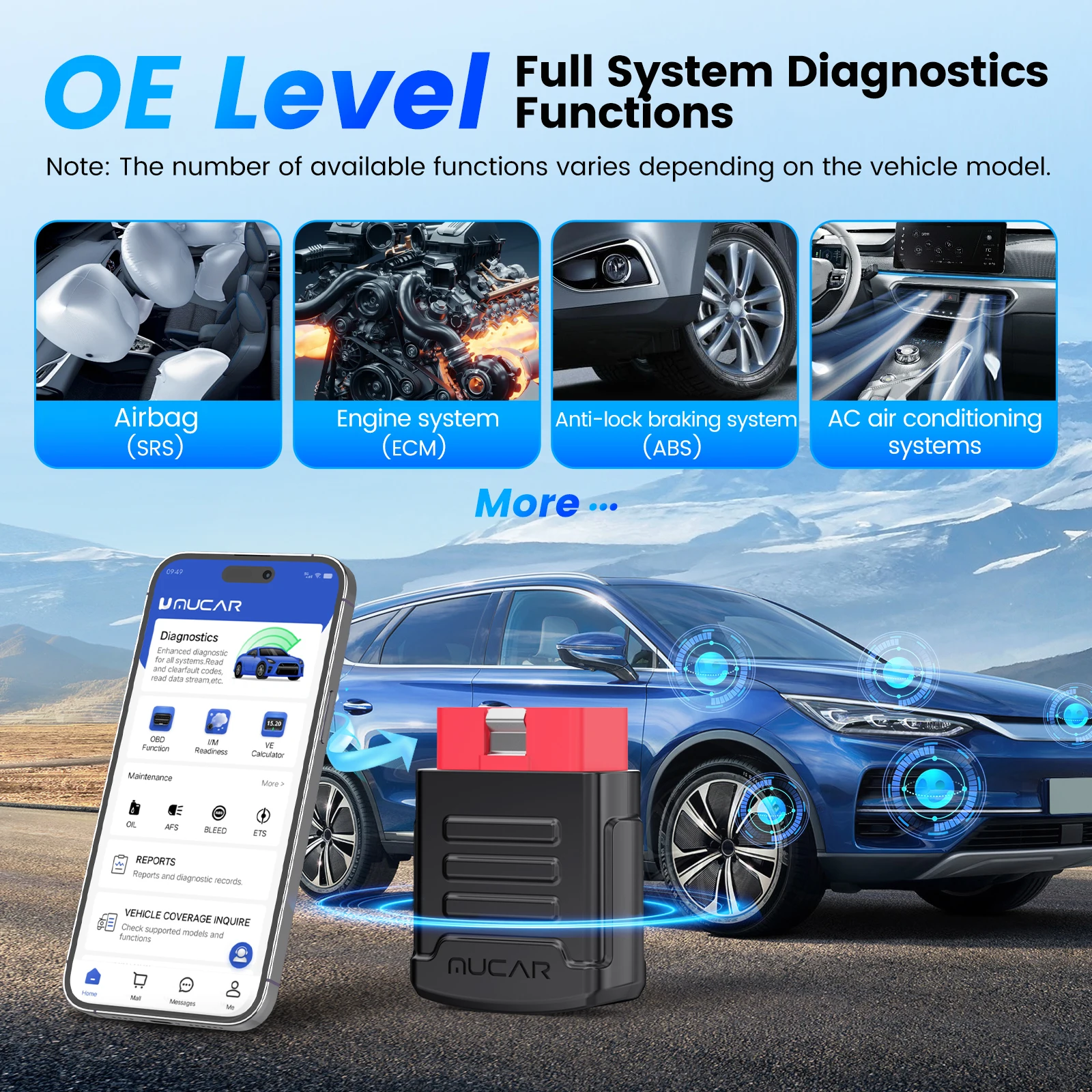 Pro obd2 сканер диагностический инструмент bluetooth - Фотография_3