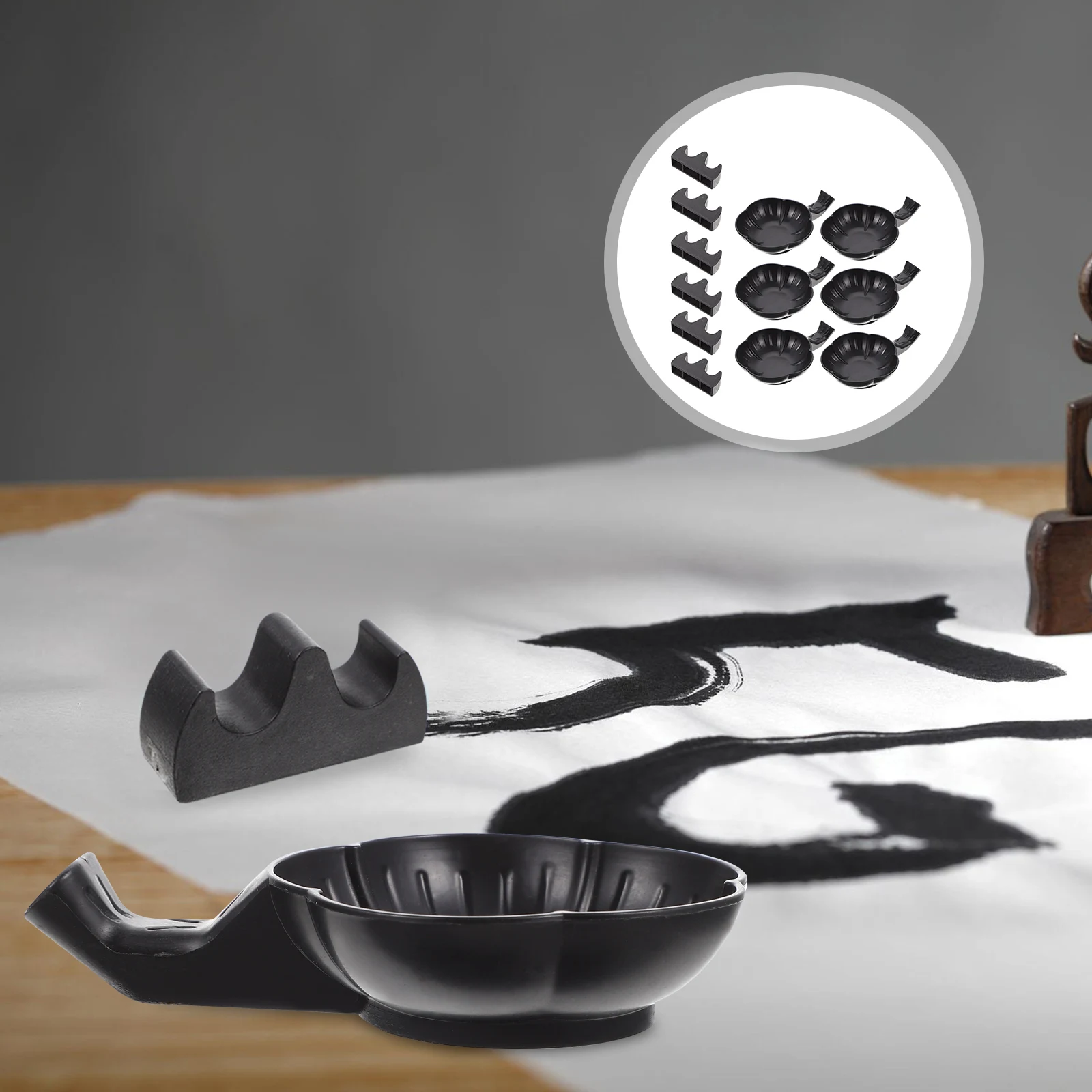 Пластиковое блюдо с чернилами - Фотография_2