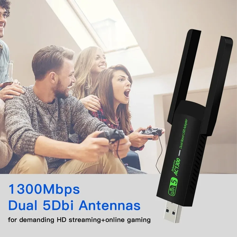 Usb 3,0 wi-fi адаптер 1300 мбит/с - Фотография_5