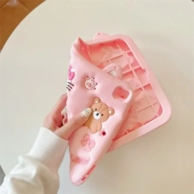 Детский чехол-подставка hello kitty для samsung galaxy tab a9 8 - Фотография_4