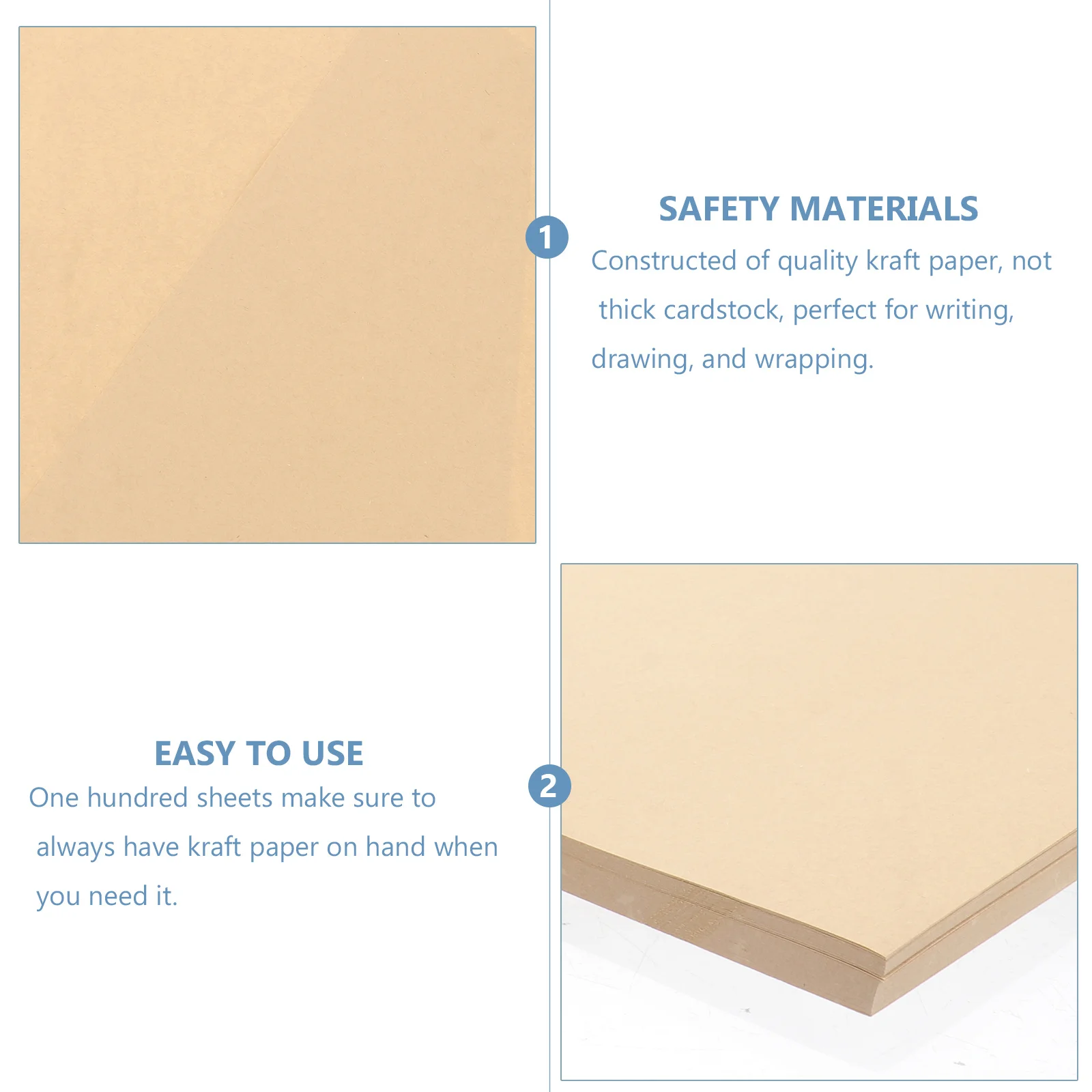 100 листов крафт-бумаги - Фотография_4