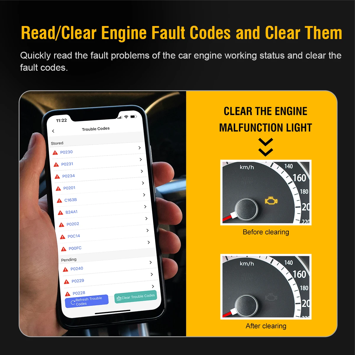 Сканер obdii v020 bluetooth 4 - Фотография_4