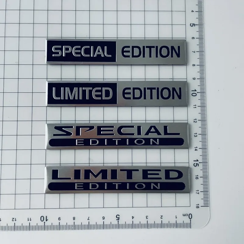 3d металлическая наклейка с эмблемой limited edition - Фотография_5