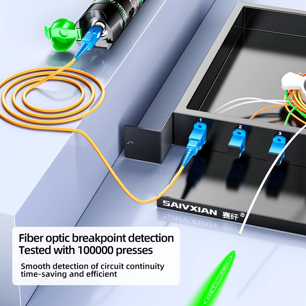 Перезаряжаемая волоконно-оптическая зеленая ручка saivxian - Фотография_6