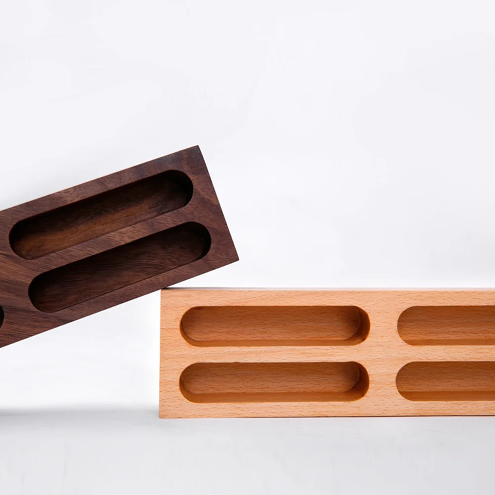 Деревянная визитная коробка с 4 отделениями в стиле ретро