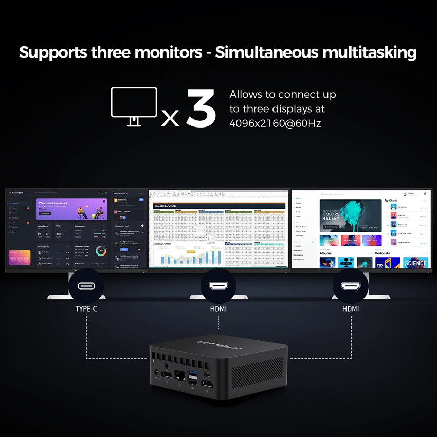 Teclast n30 мини-пк intel twin - Фотография_4