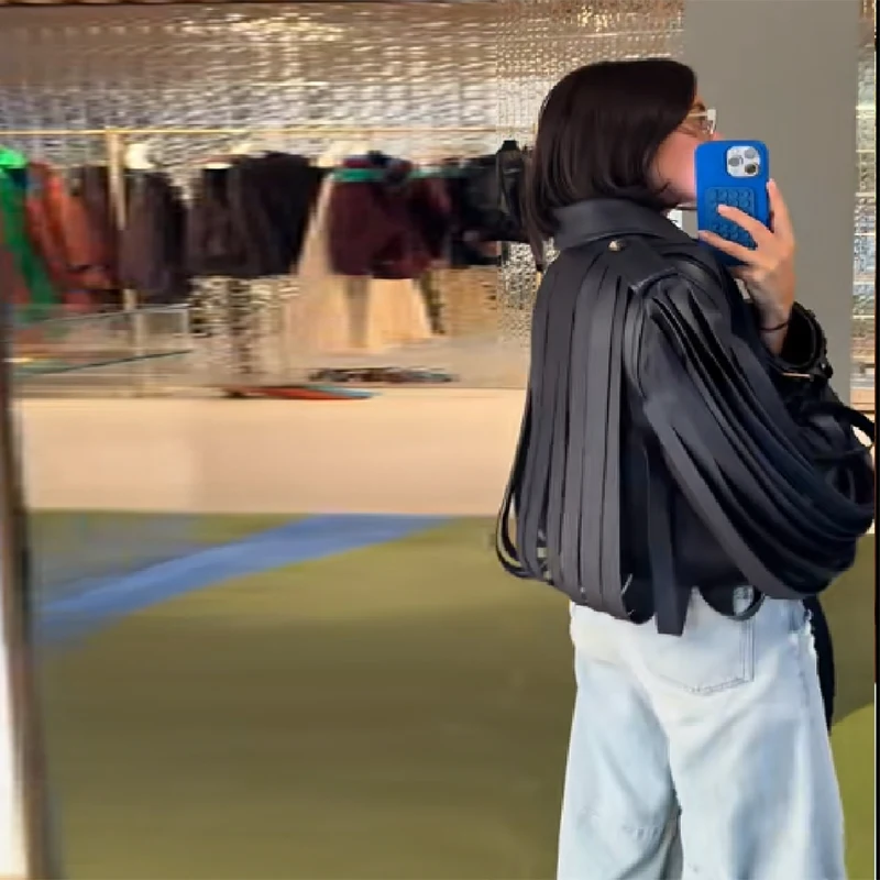 Шикарная женская куртка из искусственной - Фотография_2