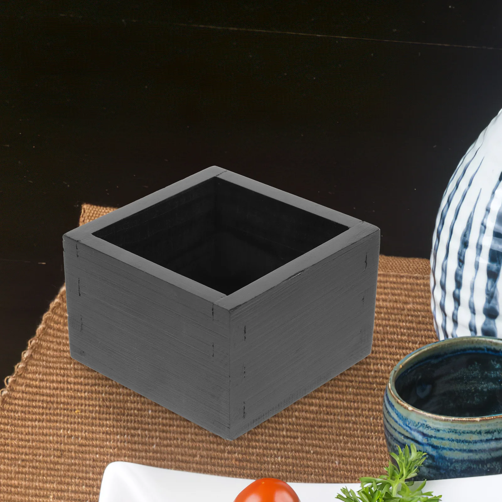 Деревянная коробка для саке компактный - Фотография_2