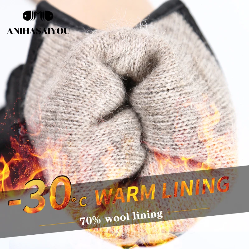 Модные женские перчатки из овчины - Фотография_5