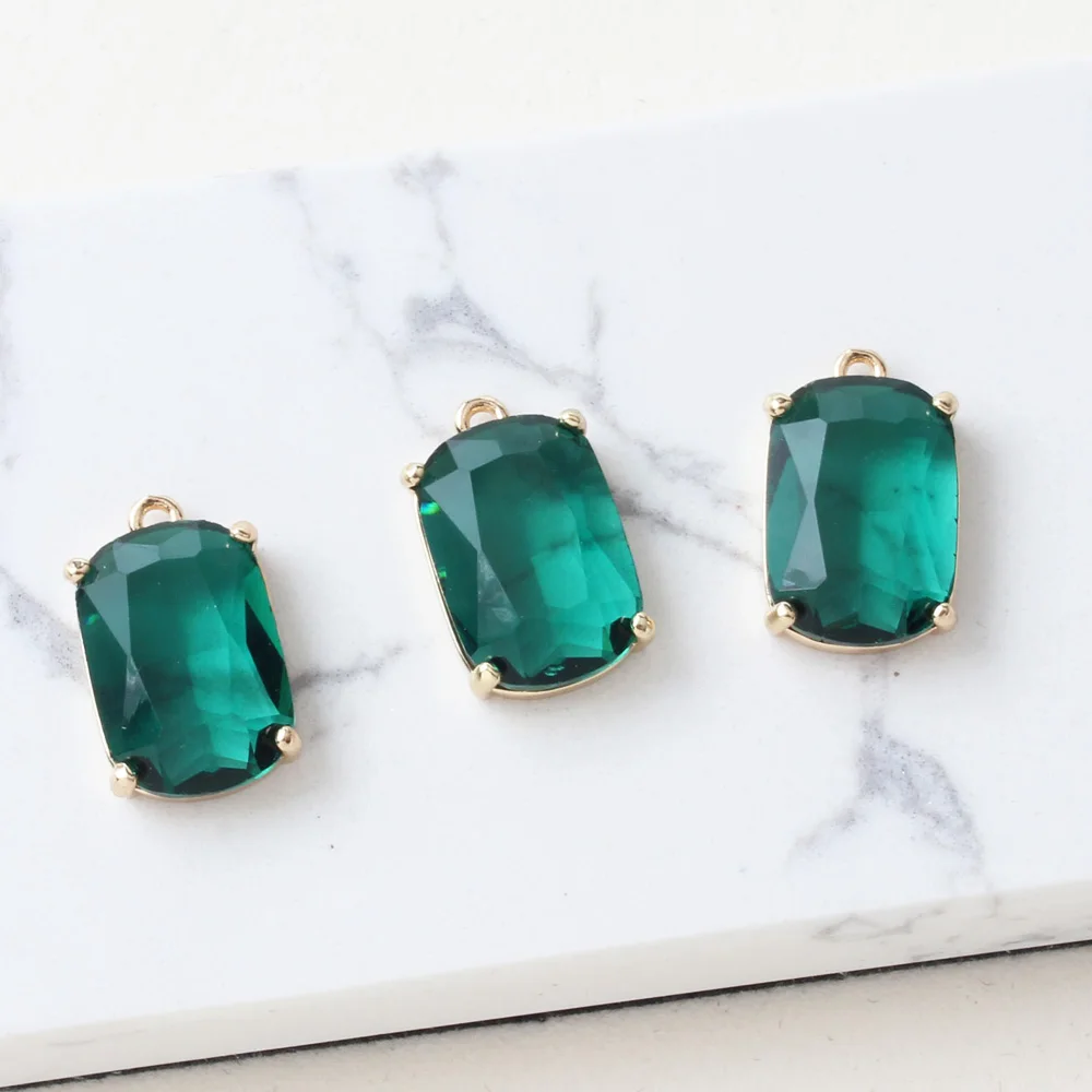 Ожерелье с прямоугольным граненым стеклом для ювелирных изделий - Фотография_3