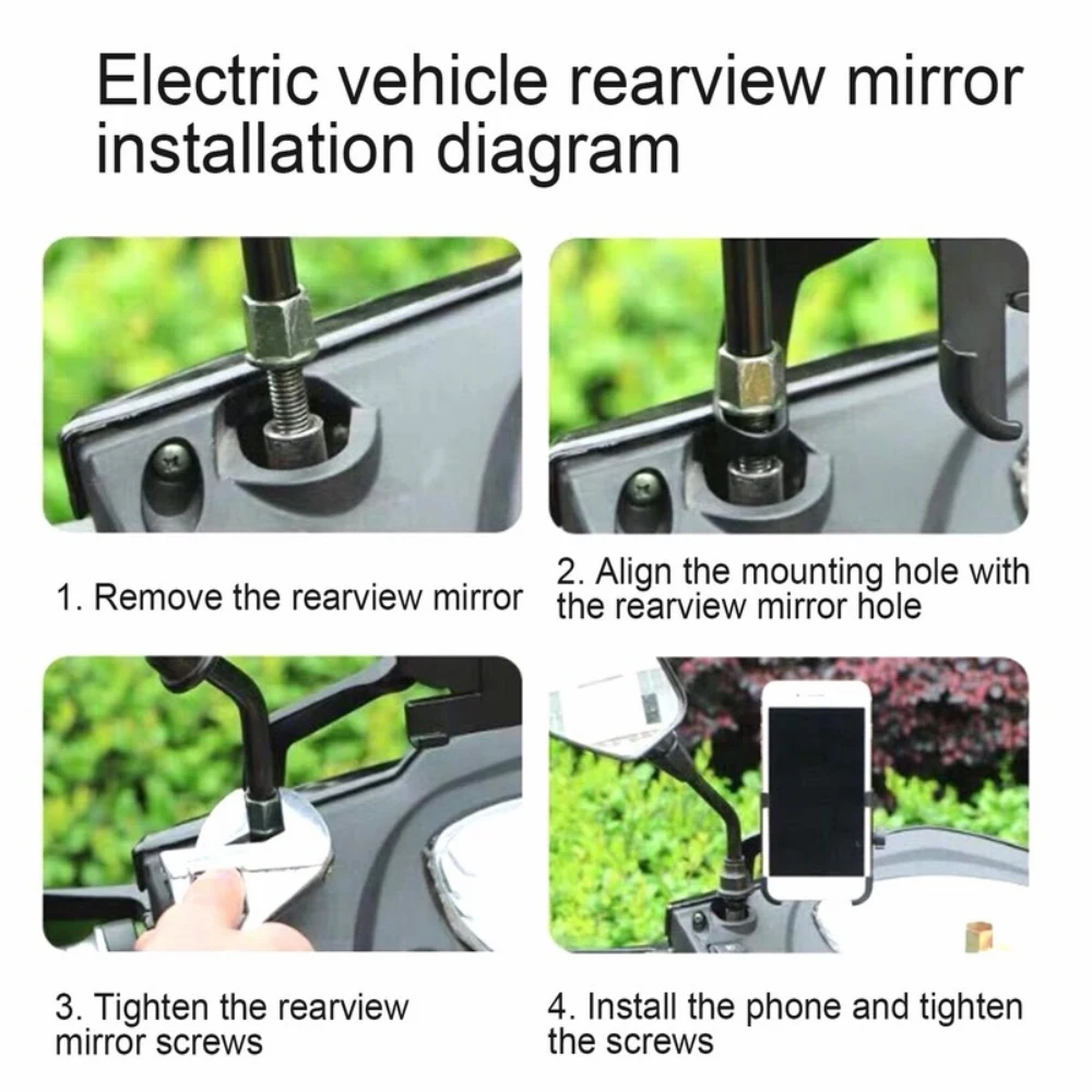 Держатель для телефона из алюминиевого сплава для мотоцикла - Фотография_2