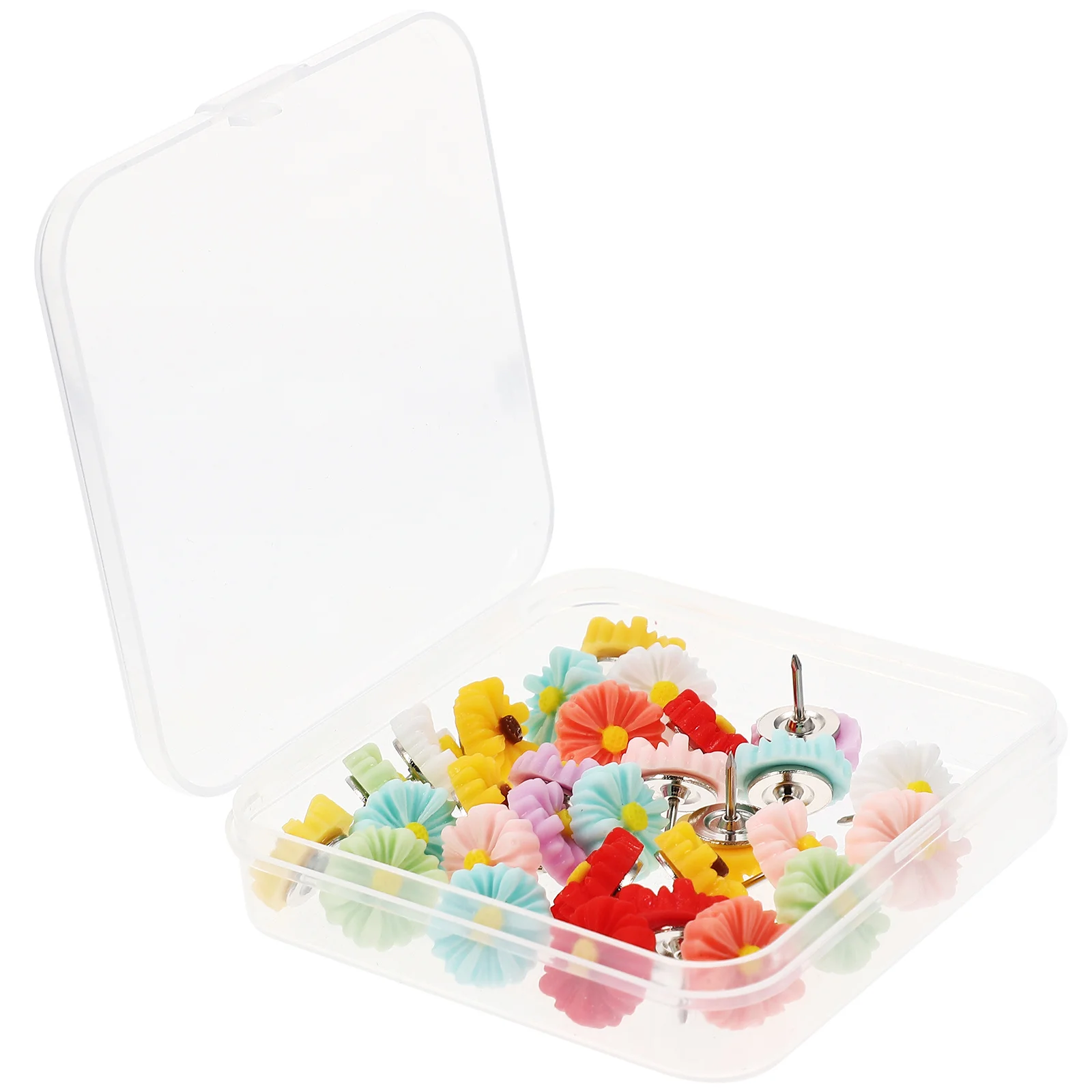 Канцелярские кнопки в форме цветка - Фотография_2