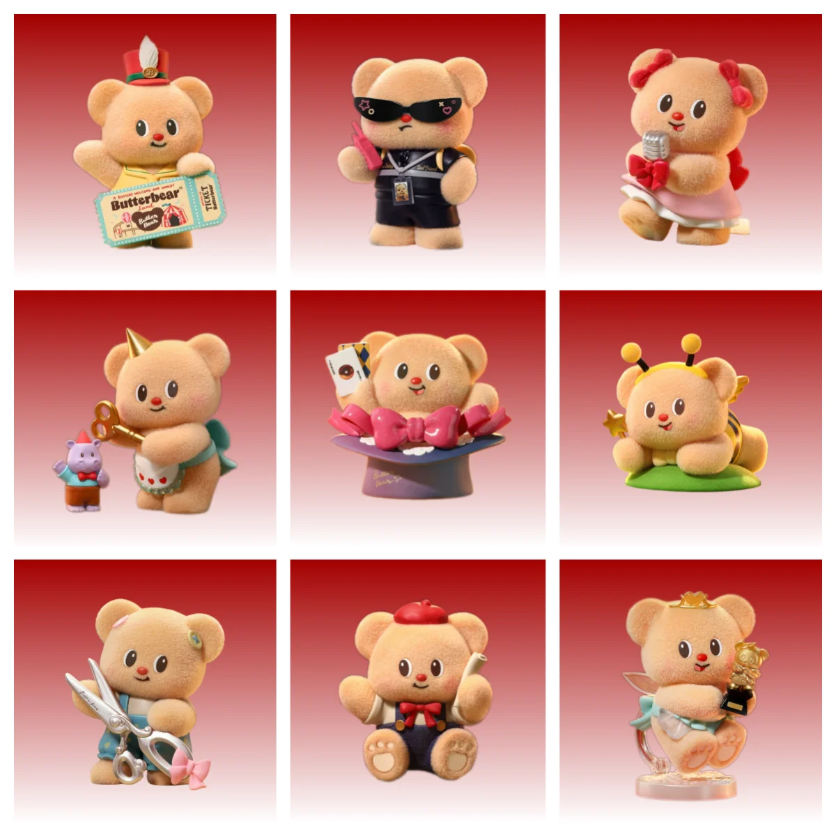Butter bear top team слепая коробка
