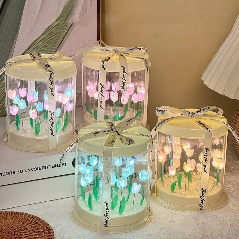 Diy тюльпан лампа имитация цветка - Фотография_4