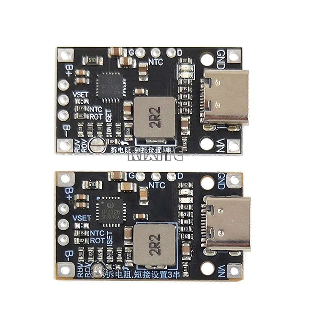 Модуль повышения зарядки литиевой батареи type-c usb 2-3s bms 15 вт 8 - Фотография_3