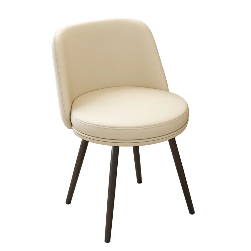 Роскошный компактный табурет для макияжа с небольшой спинкой для спальни - Фотография_6