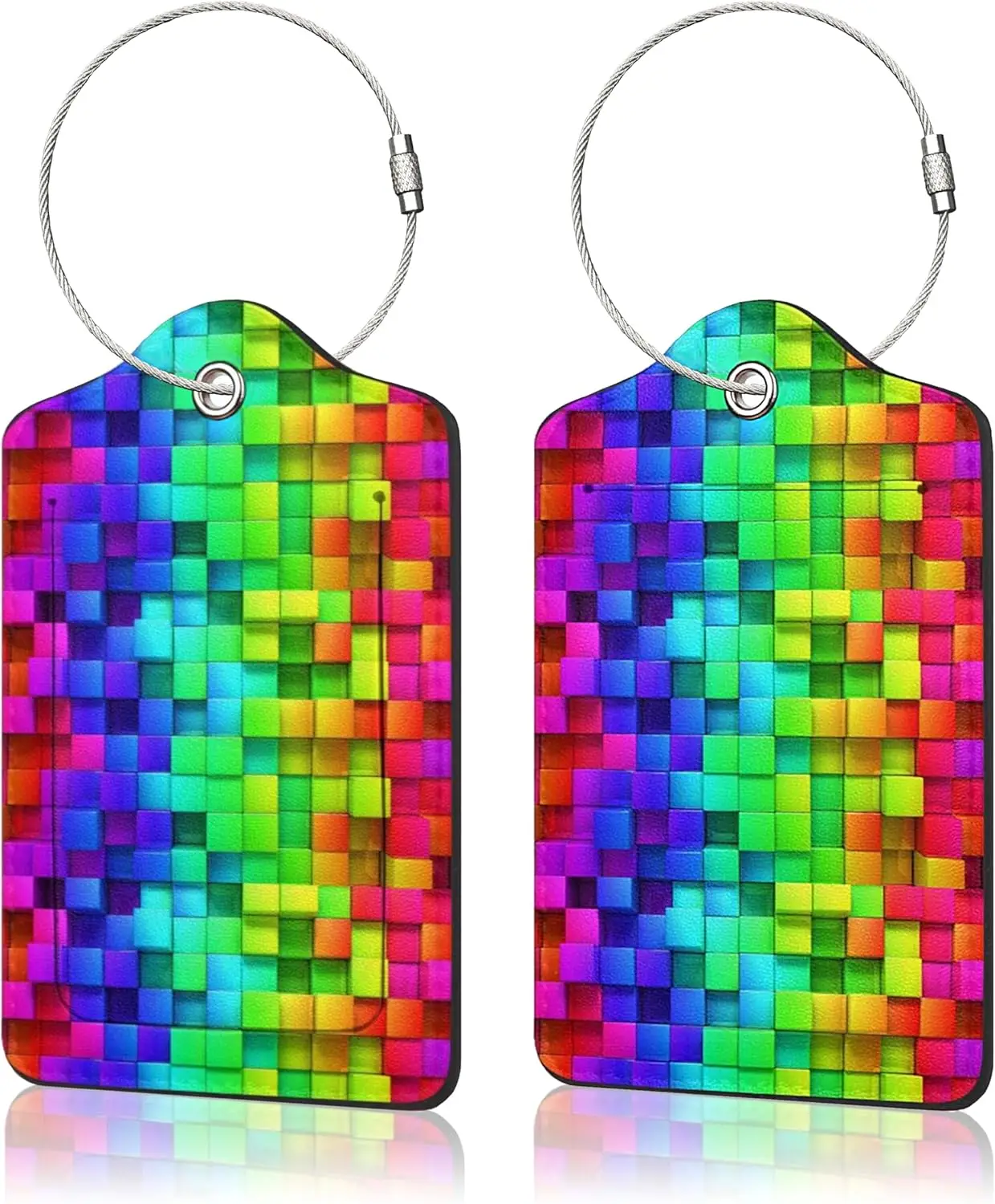 2-упаковка багажных бирок для путешествий