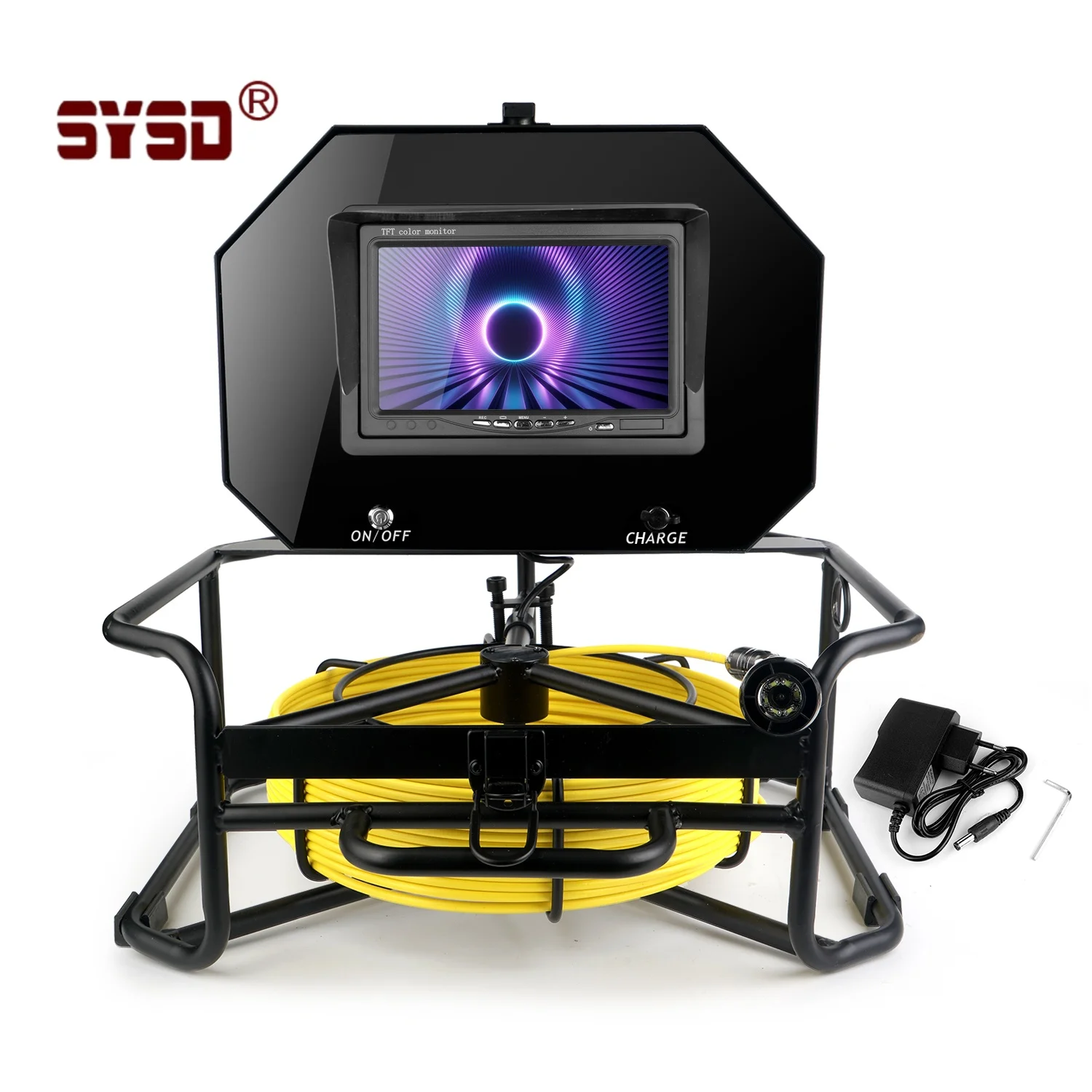 Портативная 7-дюймовая аналоговая камера видеонаблюдения высокой четкости