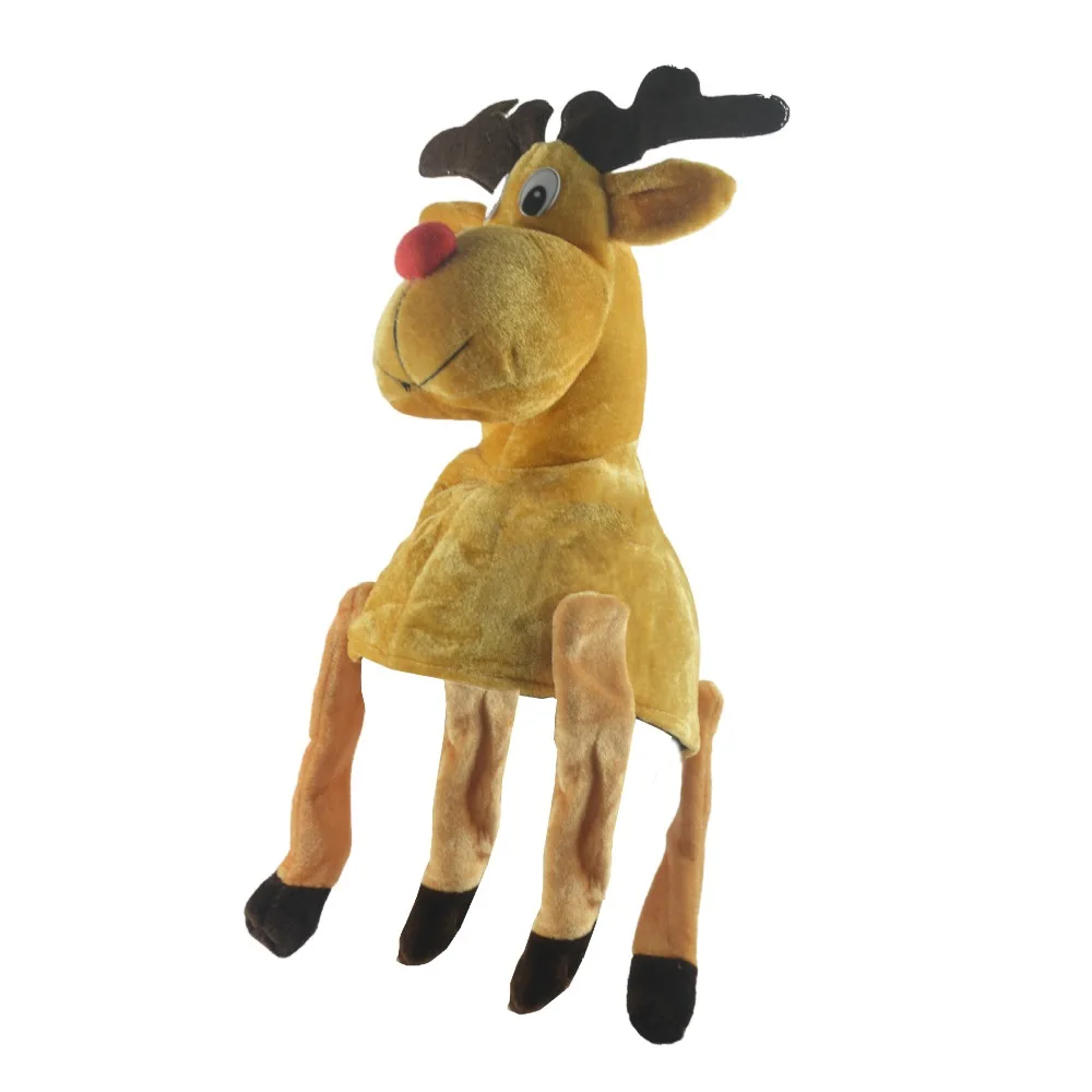 Забавная мультяшная рождественская шапка санта-клауса - Фотография_3